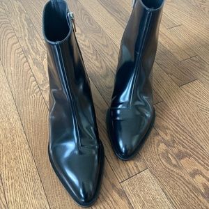 Vince patent leather boots